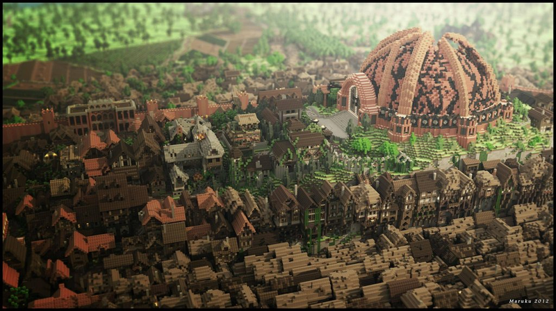 Illustration for article titled Game of Thrones King's Landing recreated with baffling precision in Minecraft
